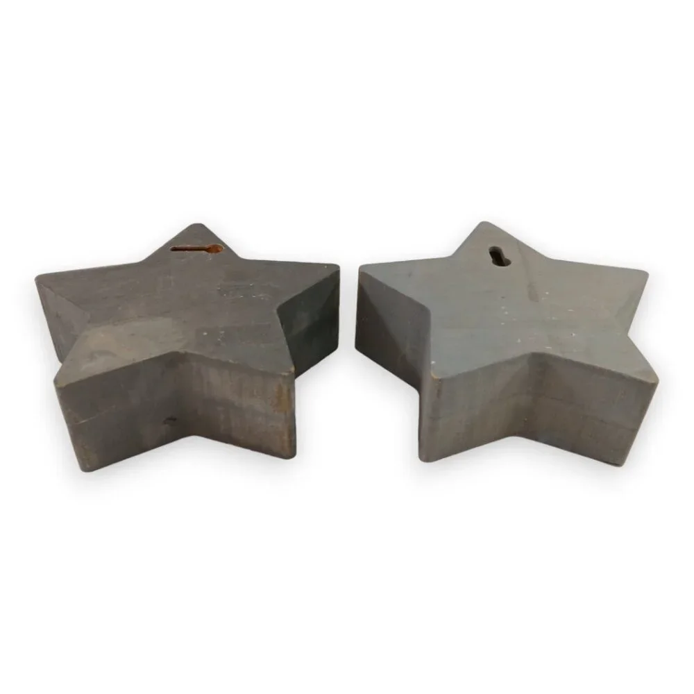 Star Wooden Decor–Wall, Table, Shelf- Gray- Arrows-Parties-Gatherings-Holiday - Picture 9 of 9